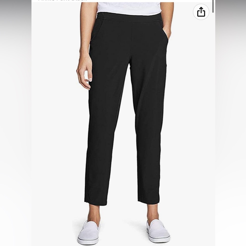 Eddie Bauer Ladies' Departure Straight Leg Pants in Charcoal Grey